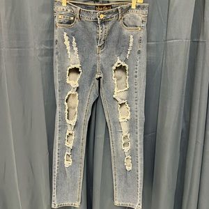 Urban Chic Distressed Skinny Jeans